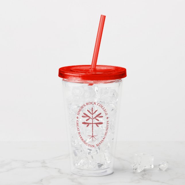Acrylic Tumbler in Red (Back Ice)