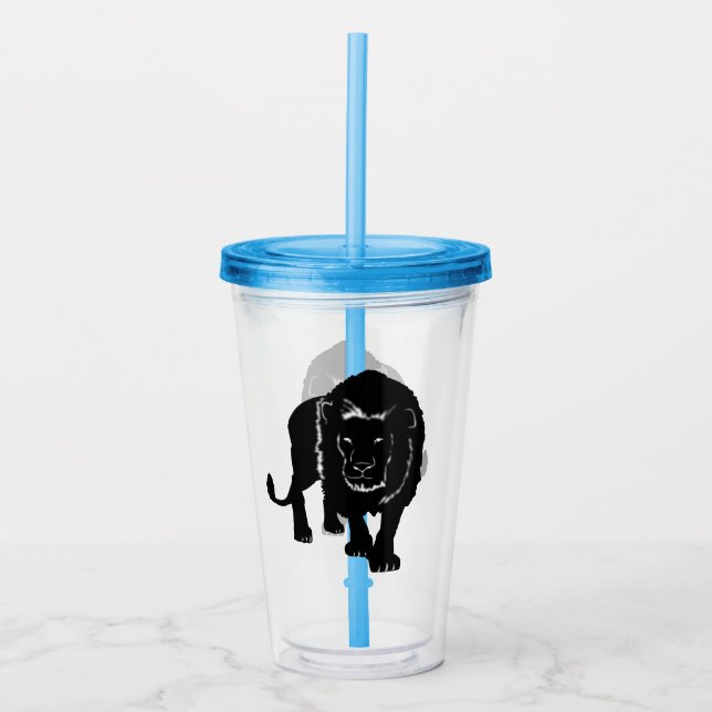 Acrylic Tumbler with Lion (Front)