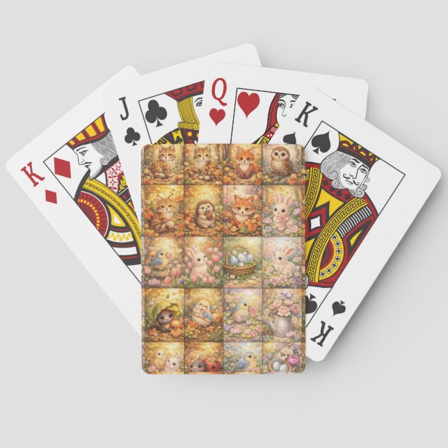 Acrylic Wall Art Playing Cards (Back)