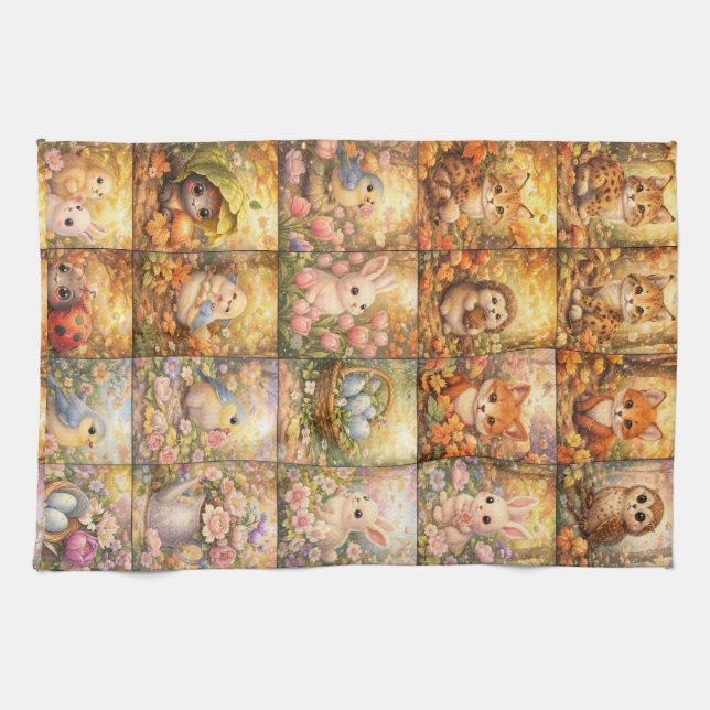 Acrylic Wall Art Tea Towel (Horizontal)