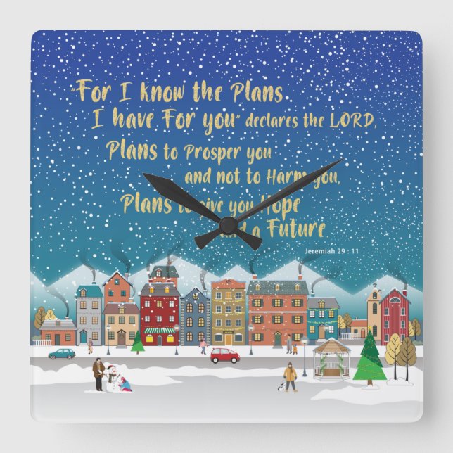 Acrylic Wall Clock (Front)