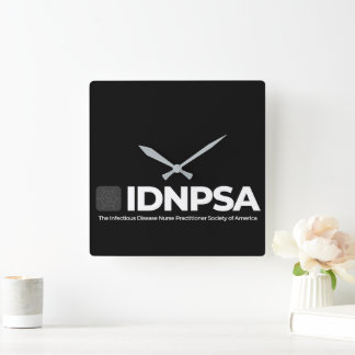 Acrylic Wall Clock, 10.75" Square Acrylic Clock