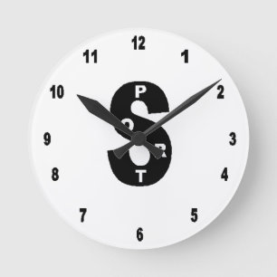 Acrylic Wall Clock,Medium DESIGN SPORT Round Clock
