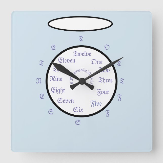 Acrylic Wall Clock / MMetropolim DESIGN (Front)