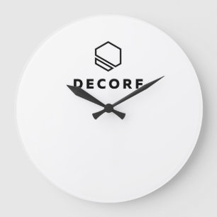 Acrylic Wall Clock Round (Large)