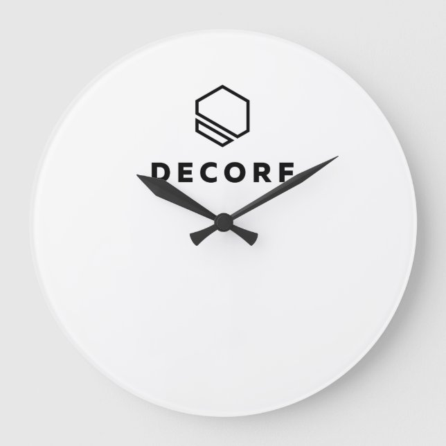 Acrylic Wall Clock Round (Large) (Front)