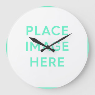 Acrylic Wall Clock, Round (Large) Large Clock