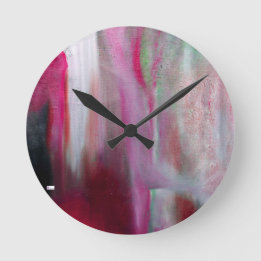 Acrylic Wall Clock Round (Medium) 12