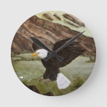 Acrylic Wall Clock Round (Medium) 18