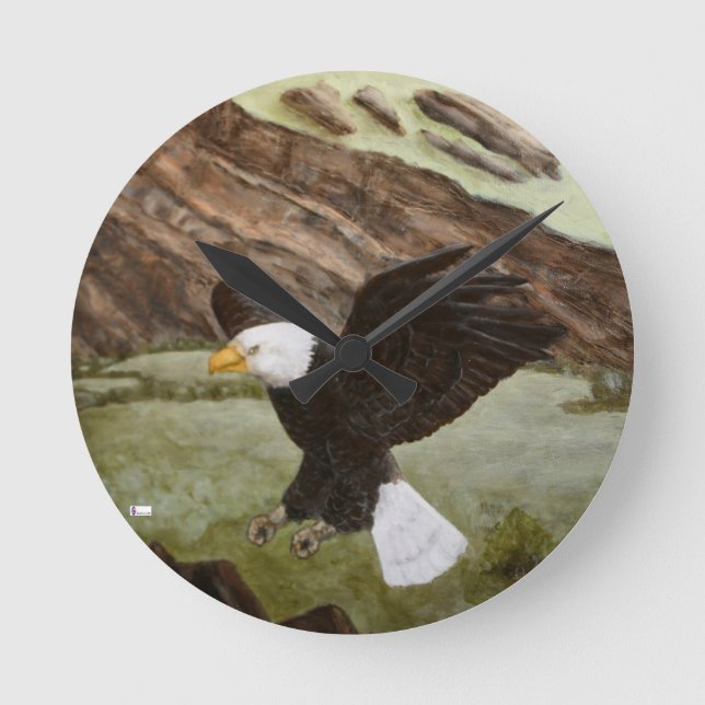 Acrylic Wall Clock Round (Medium) 18 (Front)