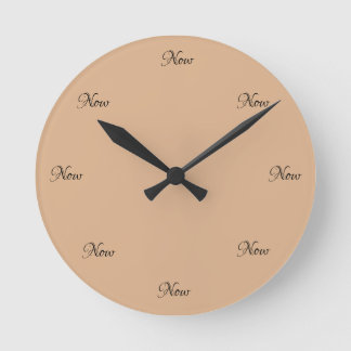 Acrylic Wall Clock "The Time is Now"