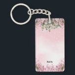 Acrylic Wedding Keychain Favor – Double‑Sided<br><div class="desc">This modern acrylic rectangular keychain is the perfect matching accessory to your acrylic wedding invitation suite. Designed with a clean, transparent aesthetic, it makes a beautiful keepsake for guests and a timeless reminder of your special day. The double‑sided layout allows you to feature names, initials, dates, or a meaningful quote...</div>