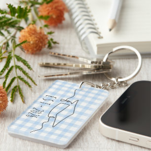 Acrylic with Personalized Date Graduation Souvenir Key Ring