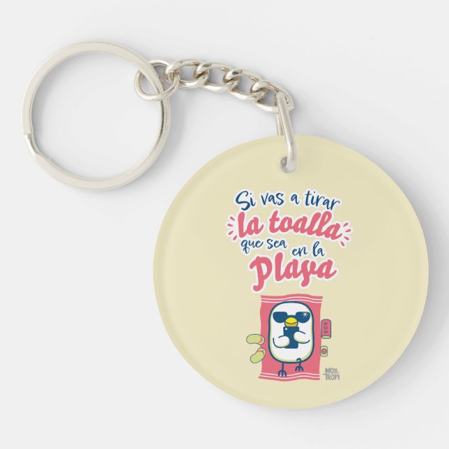 Acrylic Wrench: If you're going to throw away Key Ring (Front)