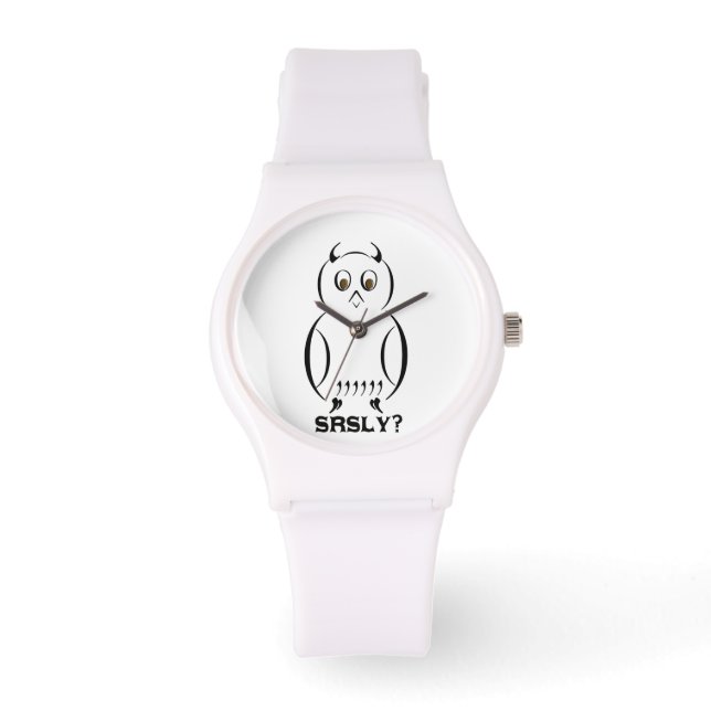 acsii Srsly Owl Watch (Front)
