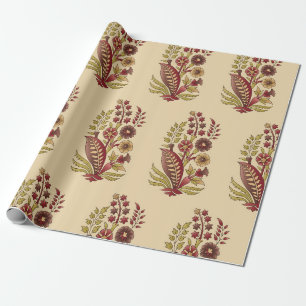 acstract mughal motif bunch pattern background des wrapping paper