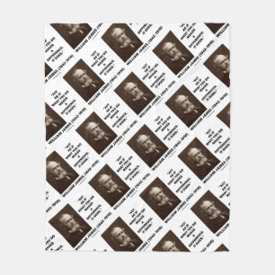 Act As If What You Do Makes A Difference James Qte Fleece Blanket