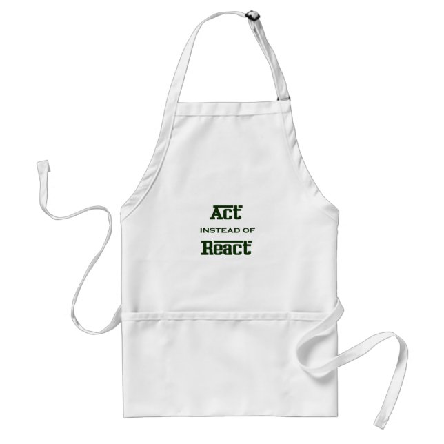 Act instead of React Standard Apron (Front)