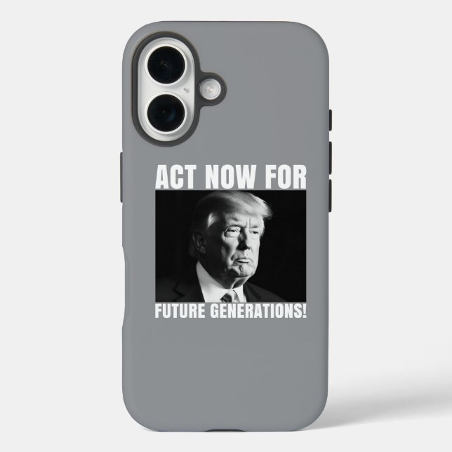 Act Now for Future Generations - Climate Awareness Case-Mate iPhone Case (Back)