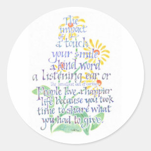 Act of Caring Sticker