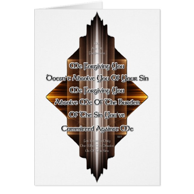 Act Of Forgiveness (Front)