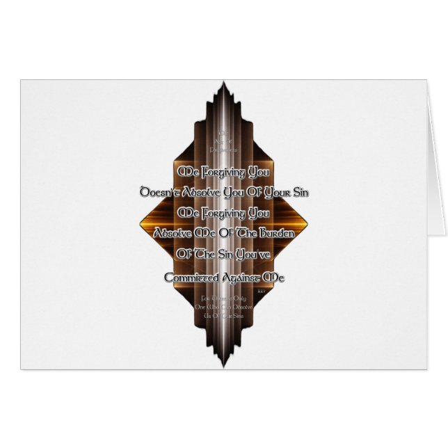 Act Of Forgiveness (Front Horizontal)