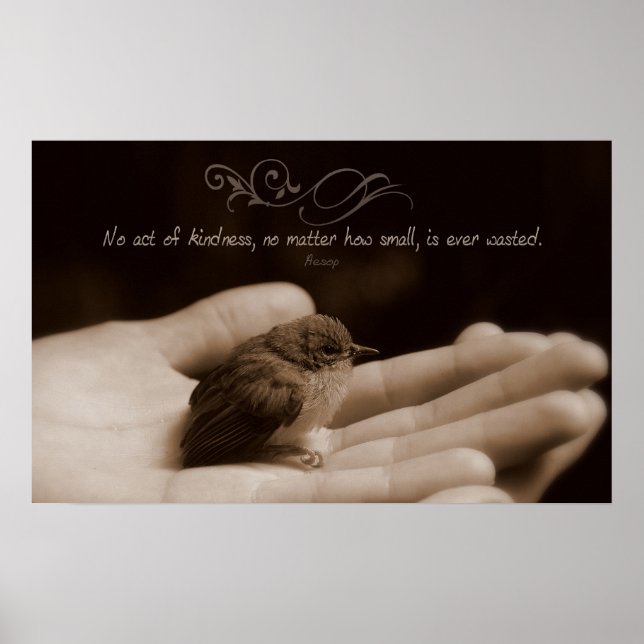 Act of Kindness Inspirational Poster Print (Front)