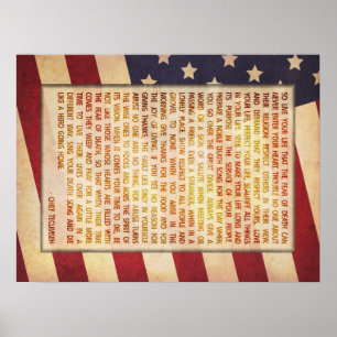 Act Of Valour Poem Poster