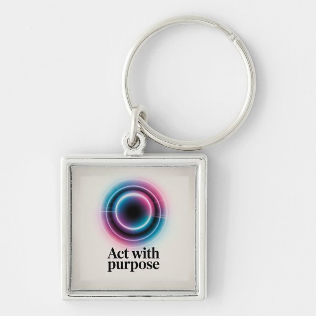 Act With Purpose Key Ring (Front)