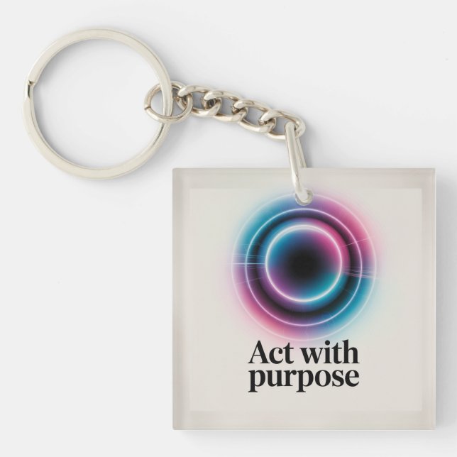 Act With Purpose Key Ring (Front)