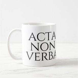 Acta Non Verba Coffee Mug