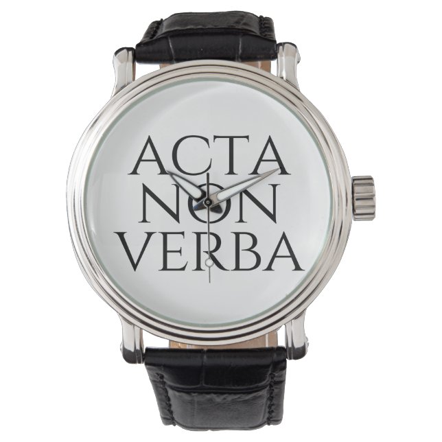 Acta Non Verba Watch (Front)