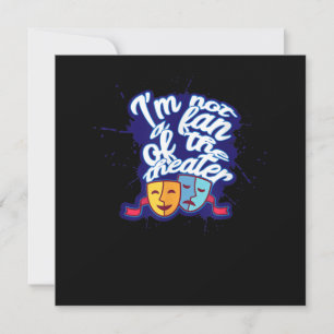 Acting Actor Theatre Show Thank You Card