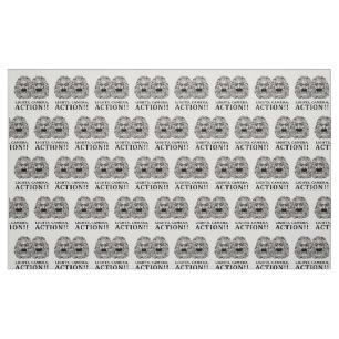 Acting concept graphic logo fabric