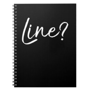 Acting Quote Actors Cute Actress Saying Line Notebook