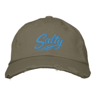 Acting Salty Funny Sarcasm Saying Embroidered Hat