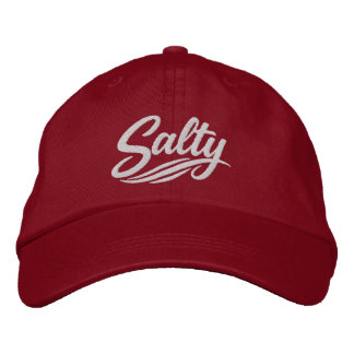 Acting Salty Funny Sarcasm Saying Embroidered Hat