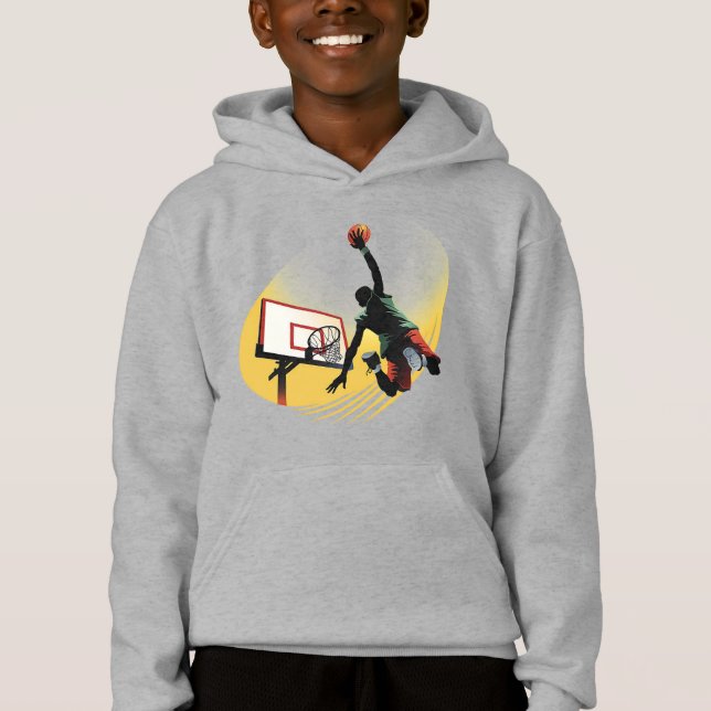 Action Basketball Boy’s Hoodie (Front)