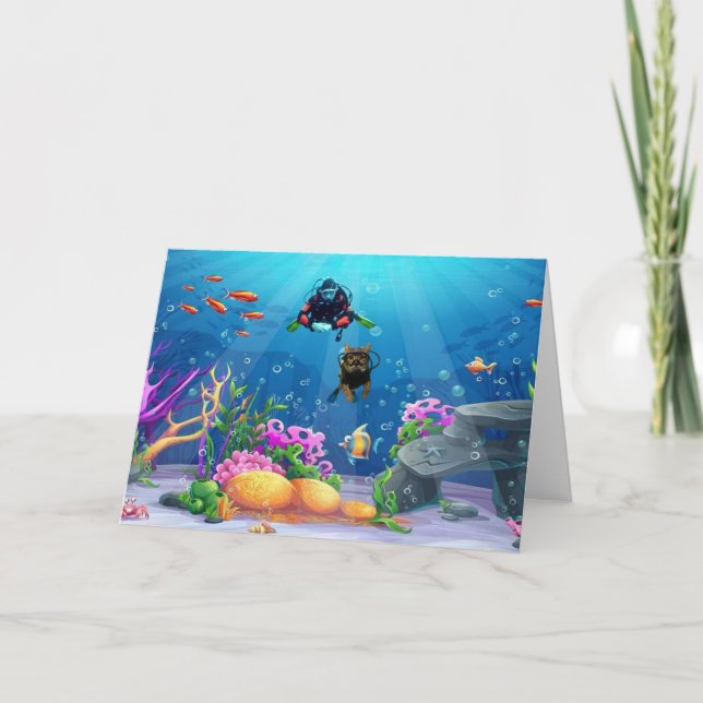 Action Cats! Card (Front)