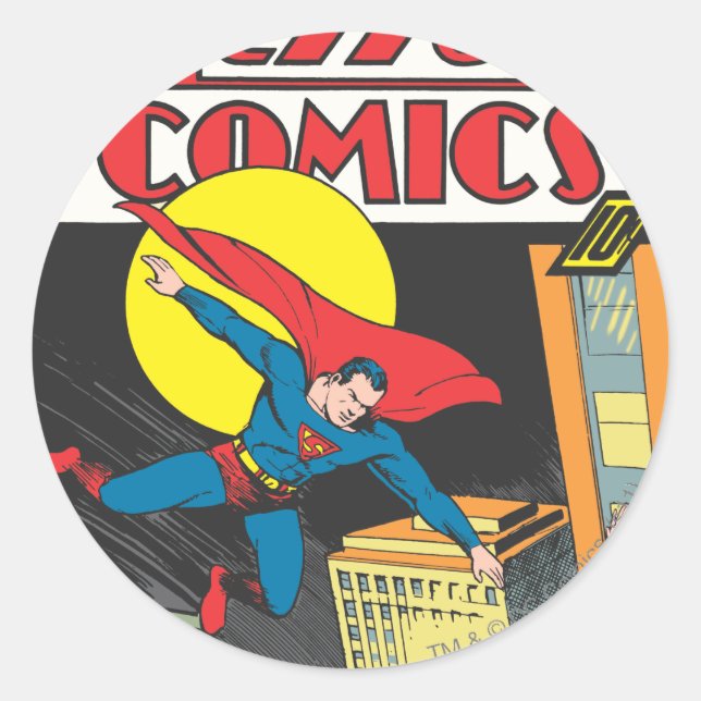 Action Comics #23 Classic Round Sticker (Front)