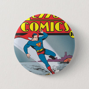 Action Comics #25 6 Cm Round Badge