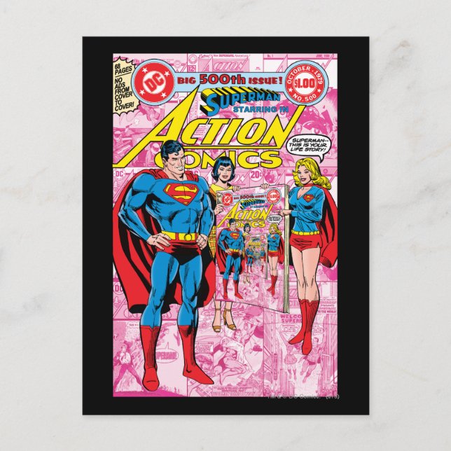 Action Comics #500 Oct 1979 Postcard (Front)