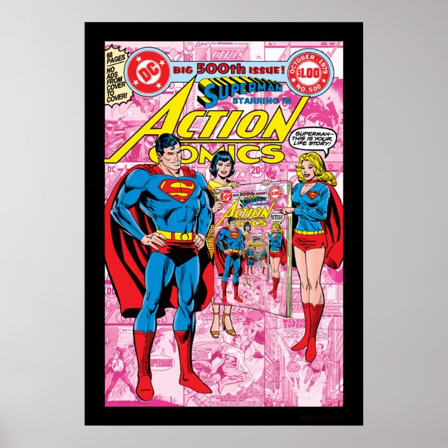 Action Comics #500 Oct 1979 Poster (Front)