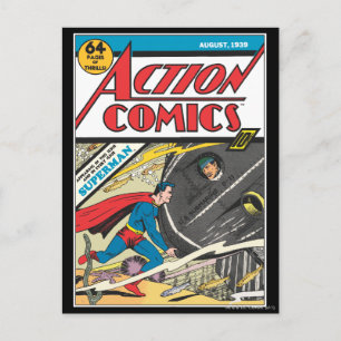 Action Comics - August 1939 Postcard