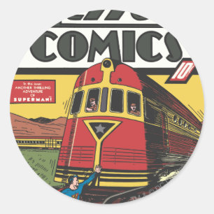 Action Comics - June 1939 Classic Round Sticker