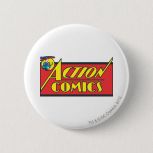 Action Comics - Superman 6 Cm Round Badge
