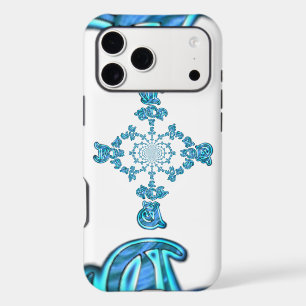 Action Cyan Teal Abstract Graffiti Art Print