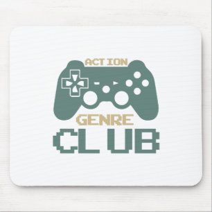 Action Genre Club-Gaming-Gamer-Game-Funny Mouse Pad