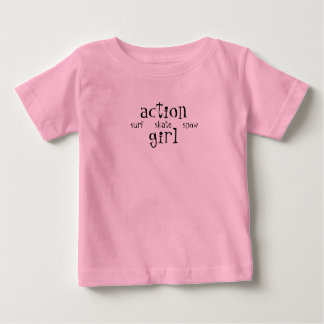 action girl, surf     skate     snow baby T-Shirt
