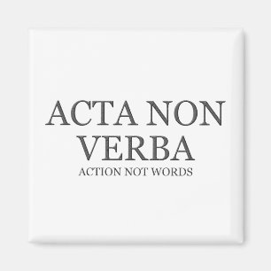 Action Not Words - Dark Magnet